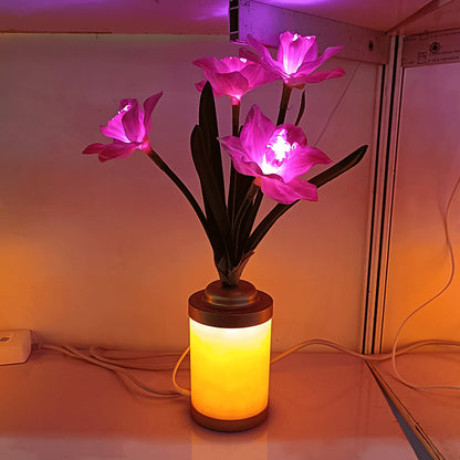 Flower Lamp Fashion Minimalist Creative USB Vase Light Decoration