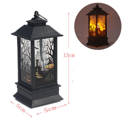 Small Wind Lantern Candle Lamp Flame Lamp Fireplace Lamp