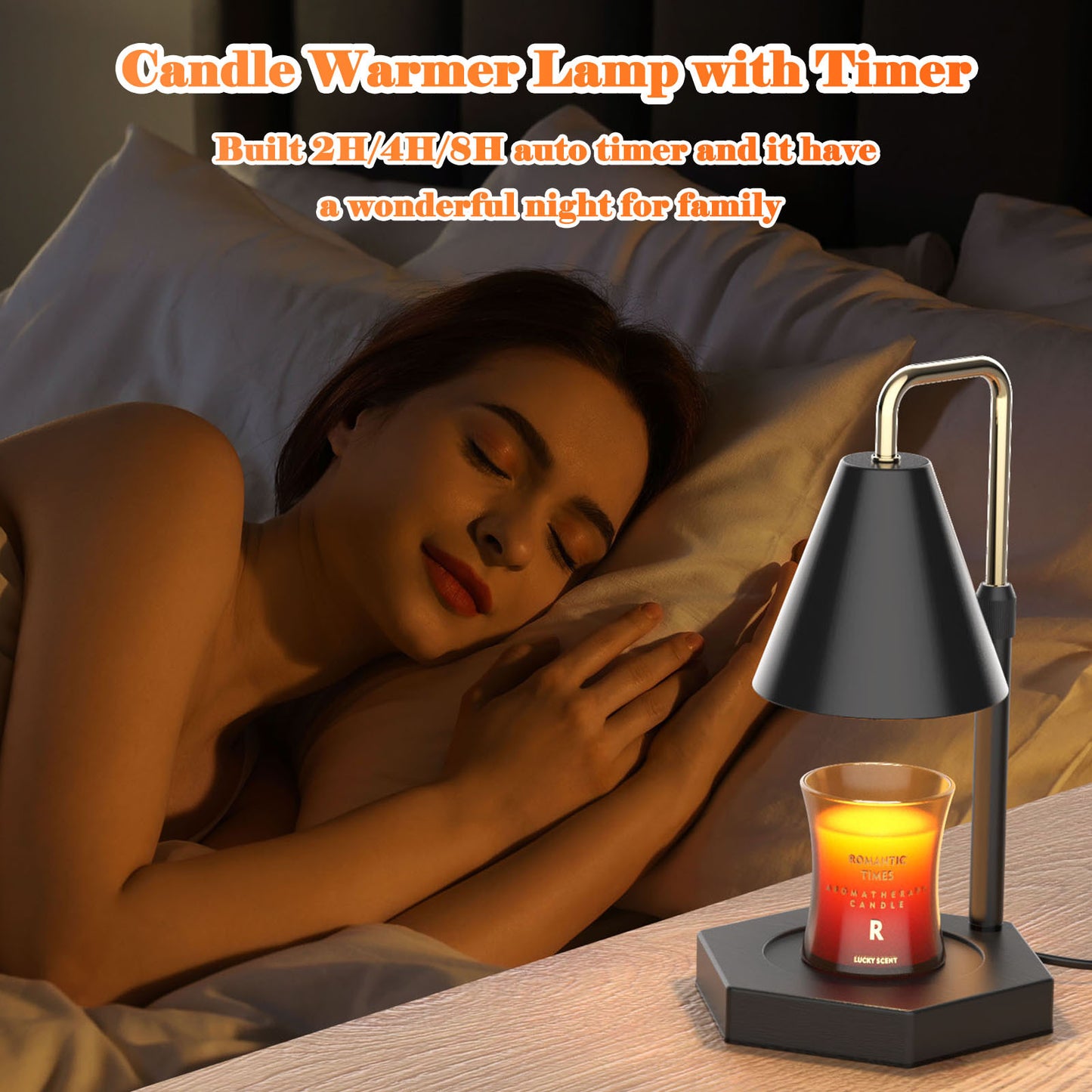 RAINBEAN Candle Warmer Lamp With Timer