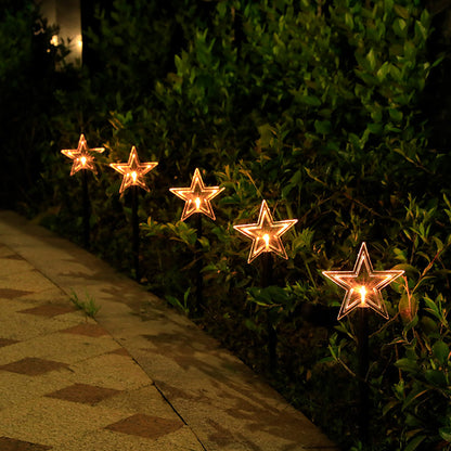 Solar Light Star Lamp  Waterproof Outdoor Lighting Christmas Lights