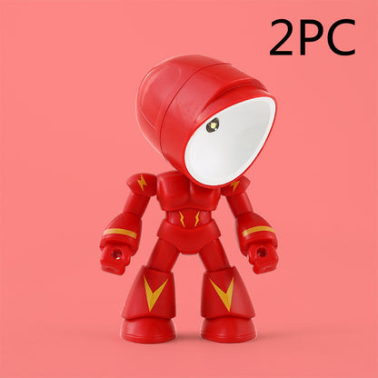 Cute LED Hero Table Lamp Mini Portable Cool Night Light