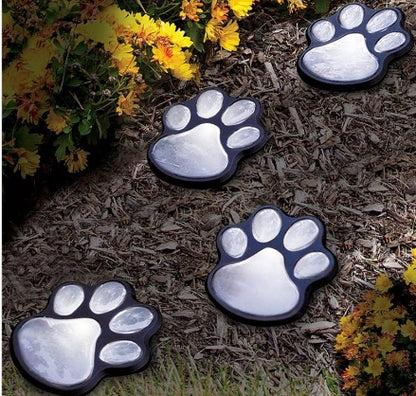 Solar Powered Animal Paw Print Lights LED Solar Lamps