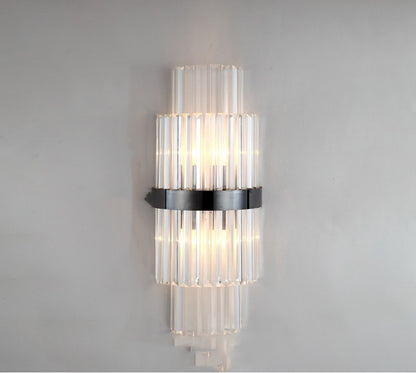 Modern Living Room Light Luxury Crystal Creative Wall Lamp