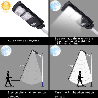 Solar Powered Sensor Outdoor Street light