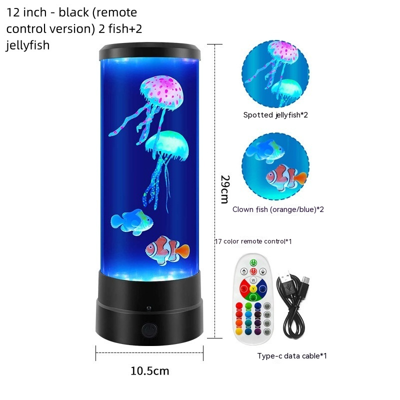 Gift USB led jellyfish lamp mood night lamp