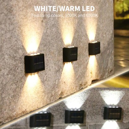 Solar Outdoor Garden Light Up And Down Glowing Atmosphere