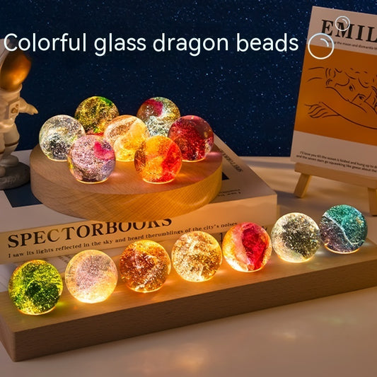 Creative Colored Glaze Luminous Crystal Ball