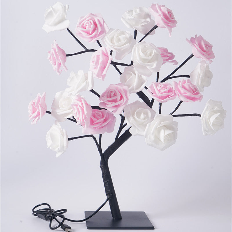 Fiber Optic Flower Room Decoration Gift Night Light