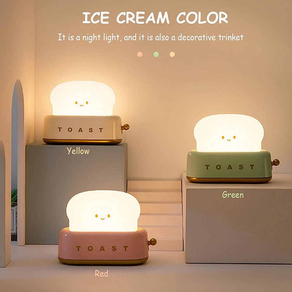 Creative LED Bread Maker Night Light Dimming Lamp