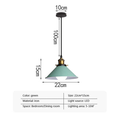 Simple Living Room Bedroom Study Single-head Droplight