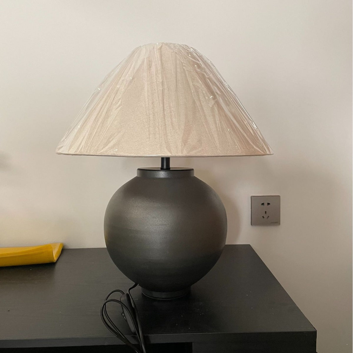 Pottery Pot RETRO Study Room Decoration Bedroom Bedside Lamp