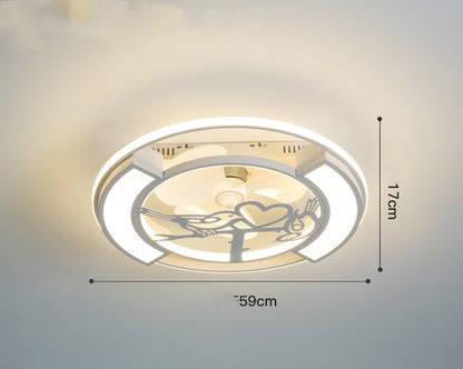 Invisible Electric Fan Lamp Ceiling Lamp