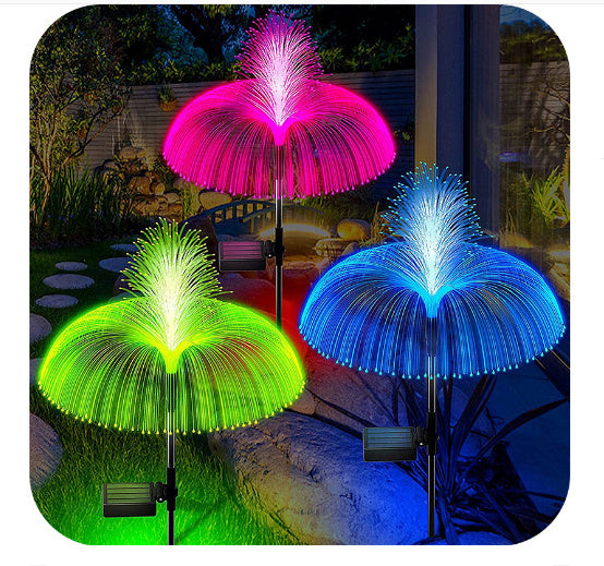 Solar Colorful LED Jellyfish Light Outdoor