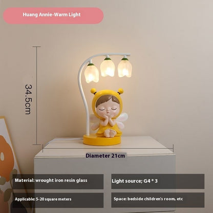 Children's Room Table Lamp Bedroom Cute Creative Bedside Lamp