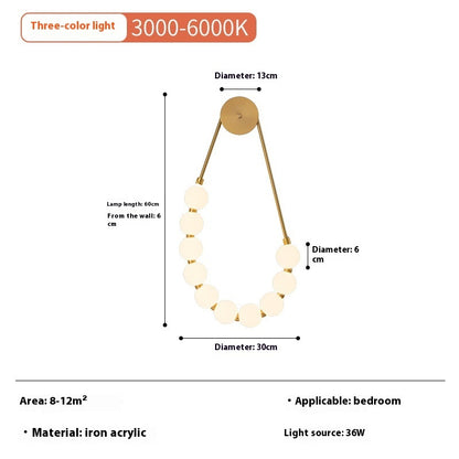 Simple Bedroom Creative Warm High-grade Lamp