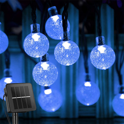 Remote Control Usb Bubble Ball Outdoor Holiday Decoration String Lights