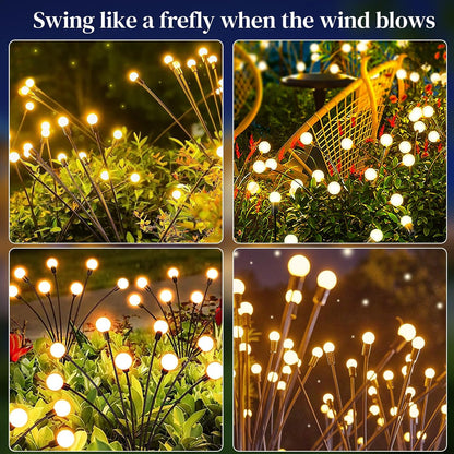 LED Solar Powered Garden Lights Firefly Lights Outdoor