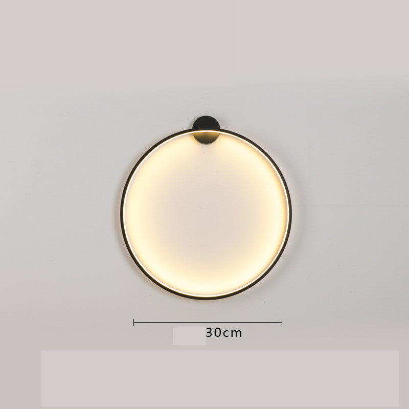 Modern Minimalist Living Room Background Wall Modeling Lamp