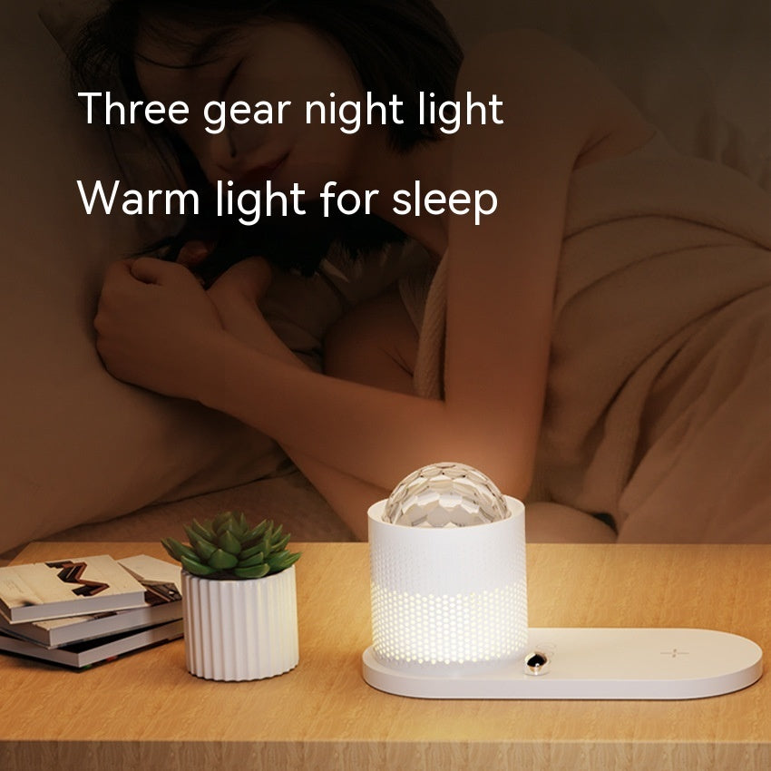 Bluetooth Speaker Wireless Charger Starry Sky Small Night Lamp