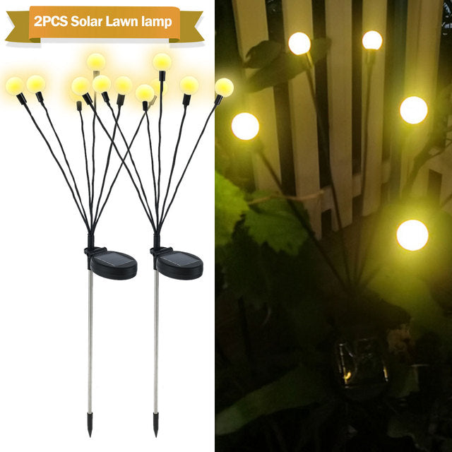 Simulation Firefly Solar Light Outdoor Decor Solar LED Lights Outdoor Garden Lights