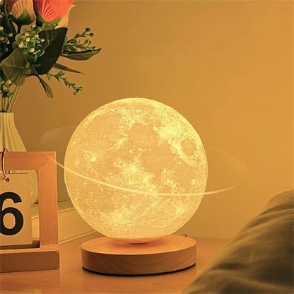 Creative 3D Magnetic Floating Levitating Moon Lamp