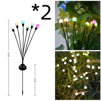 LED Pneumatic Firefly Ground Plug-in Lamp