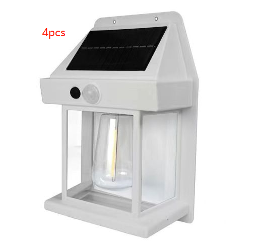 Outdoor Solar  Waterproof Tungsten Induction Garden Wall Lamp