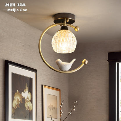 Copper Light Luxury Ceiling Lamp