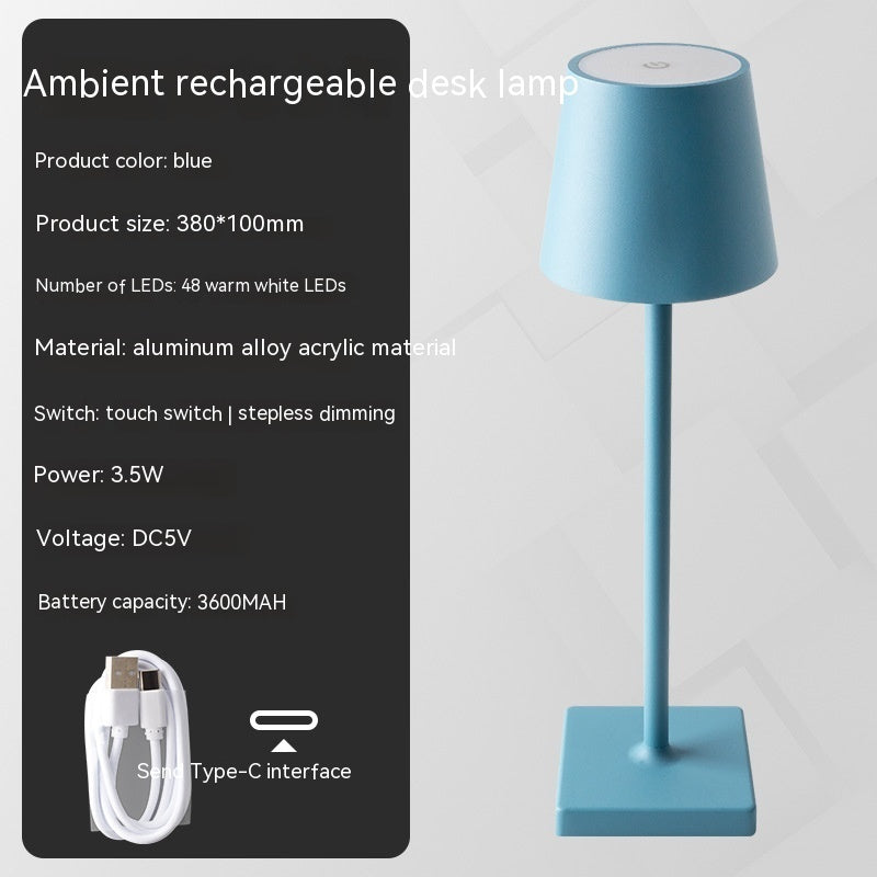 Charging Bar Table Lamp Touch Dimming