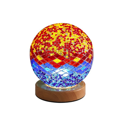 Mediterranean Small Night Lamp Creative Mosaic