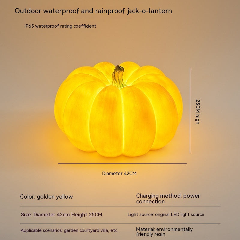 Outdoor Solar Pumpkin Lights Rural Farm Lawn Lamp