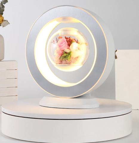 Heart Floating Table LED Night Light Magnetic Levitation Creatives Lamp