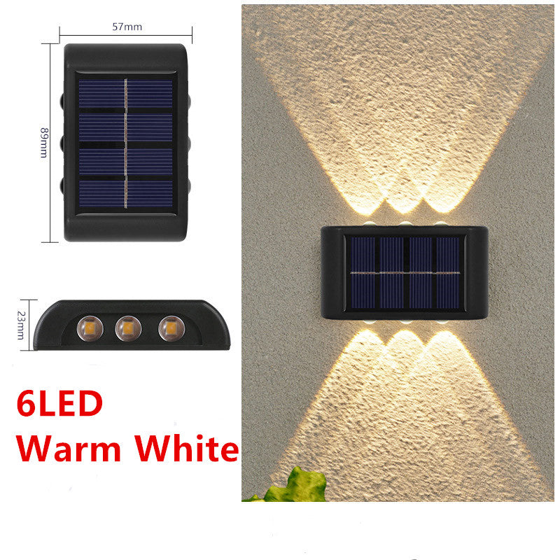 Solar Outdoor Garden Light Up And Down Glowing Atmosphere