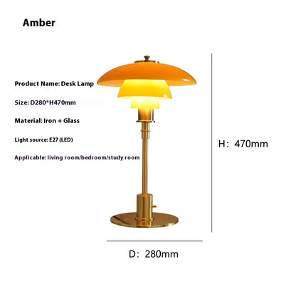 Artistic Living Room Bedside Lamp Glass Creative Table Lamp