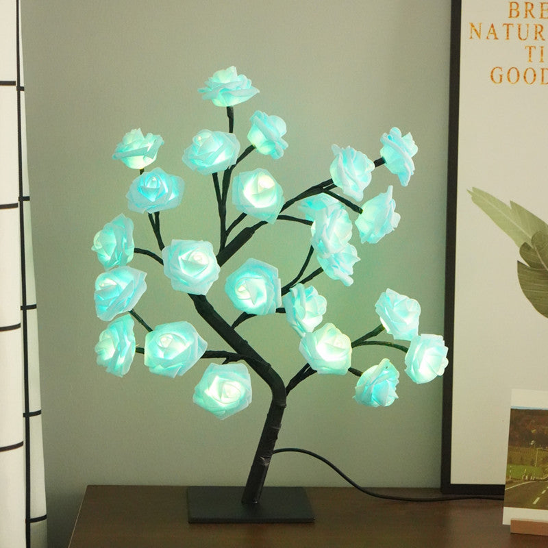 Fiber Optic Flower Room Decoration Gift Night Light