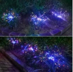 New Ground Plug Solar Fireworks Light LED Light