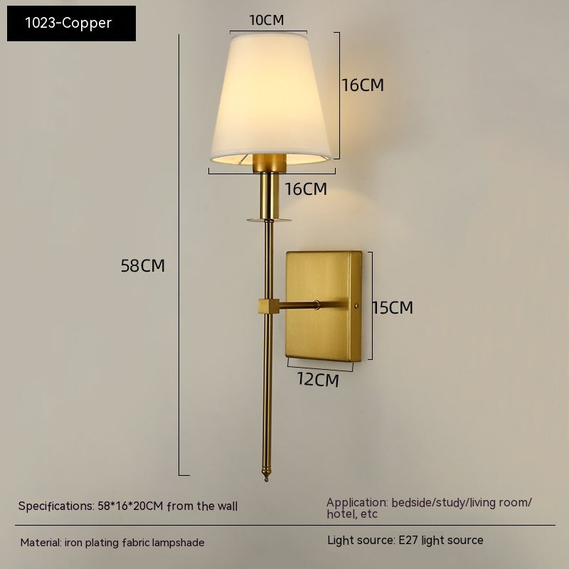 Indoor Bedroom Bedside Reading Wall Lamp