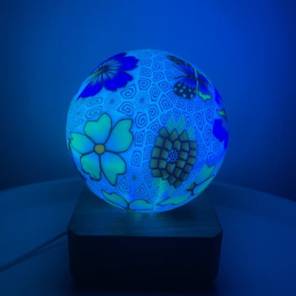 Glass Ball Lamp USB Plug In LED Colorful Dimming Lamp