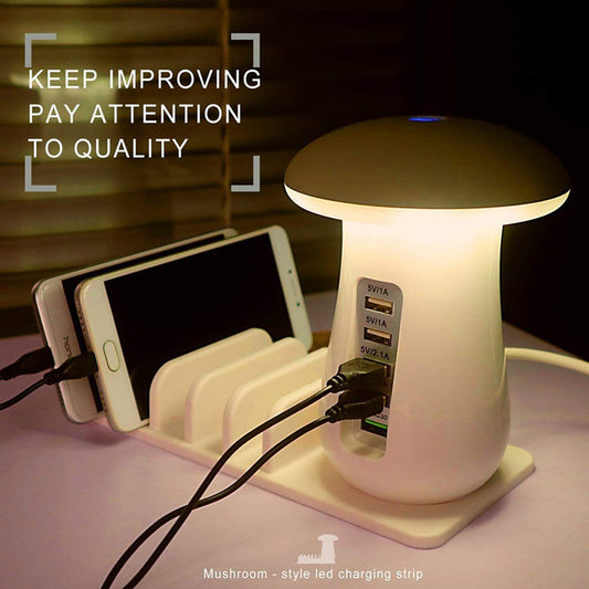 2 In 1 Multifunction Mushroom Lamp LED Lamp Holder