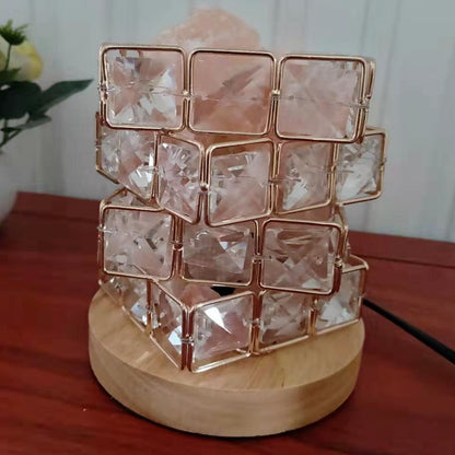 Himalayan crystal salt lamp