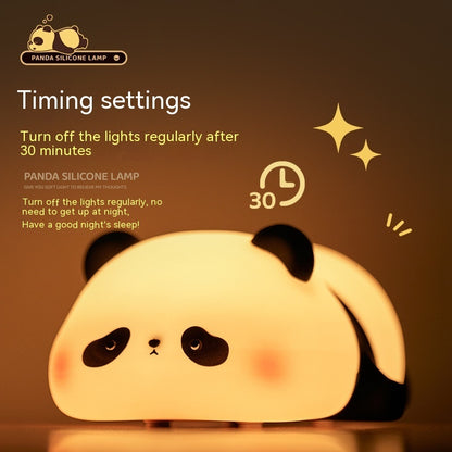 Panda Night Lights For Kids Cute Animal Silicone Lamp