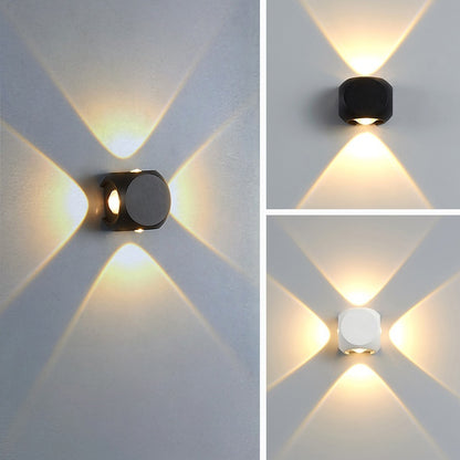 Simple Up And Down Illuminated Decorative Spherical Wall Lamp