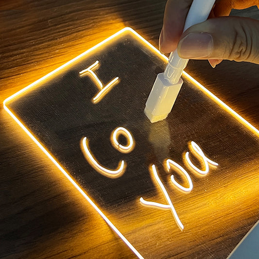 Creative Note Board Creative Led Night Light USB Message