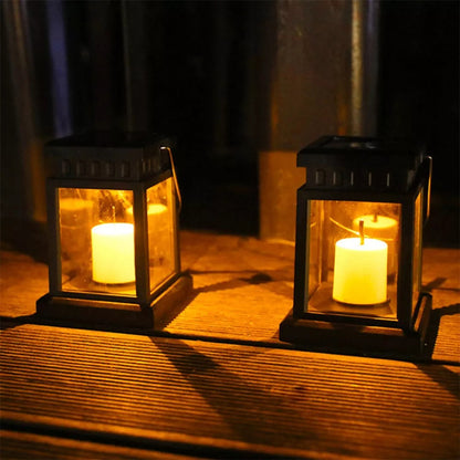 3pcs Solar Powered LED Lantern Lights Waterproof Lamp