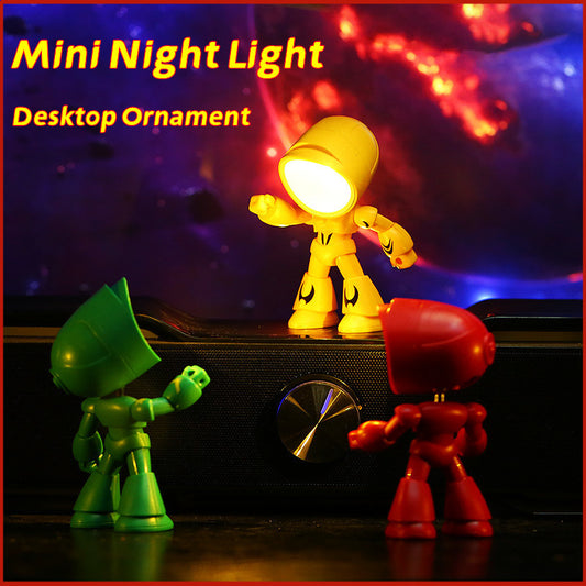 Cute LED Hero Table Lamp Mini Portable Cool Night Light