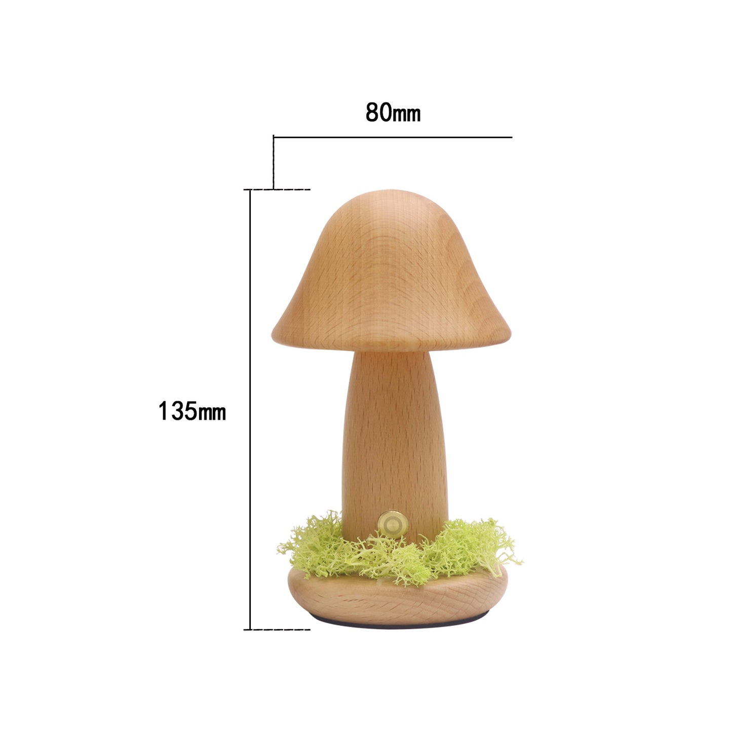 Twisted Mushroom Night Warm Light Touch Bedroom Bedhead Night Light