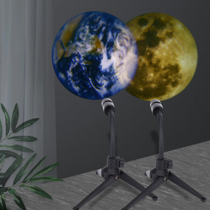 2 In 1 Star Projector Earth And Moon Projection Lamp