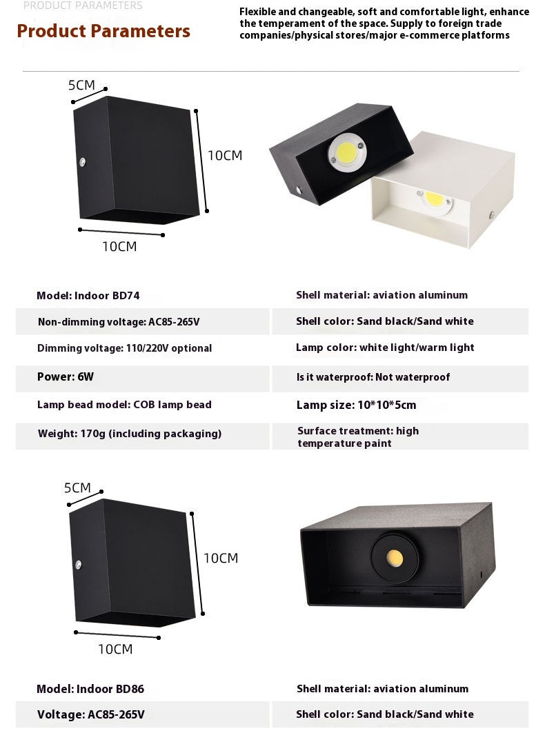 Outdoor Waterproof Wall Lamp LED Outdoor Garden Lamp