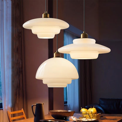 Modern Minimalist Lamps Creative Glass Chandelier