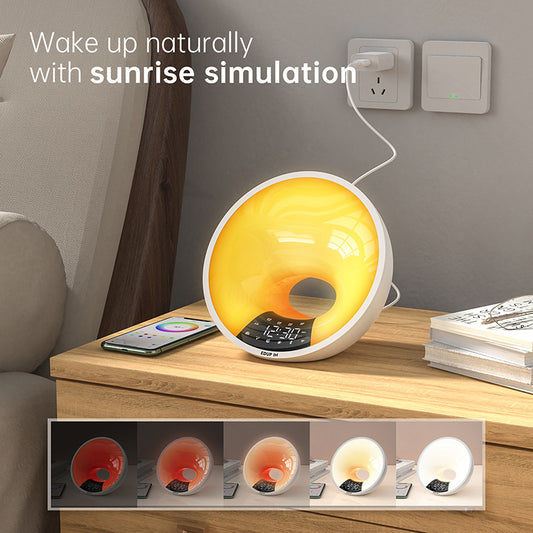 Sunrise Alarm Clock WiFi Smart APP Wake Up Clock Light Simulation